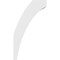 Ekena Millwork 3 1/2-in. W x 10-in. D x 18-in. H Thorton Architectural Grade PVC Knee Brace BRCP035X10X18THR - alternate 3